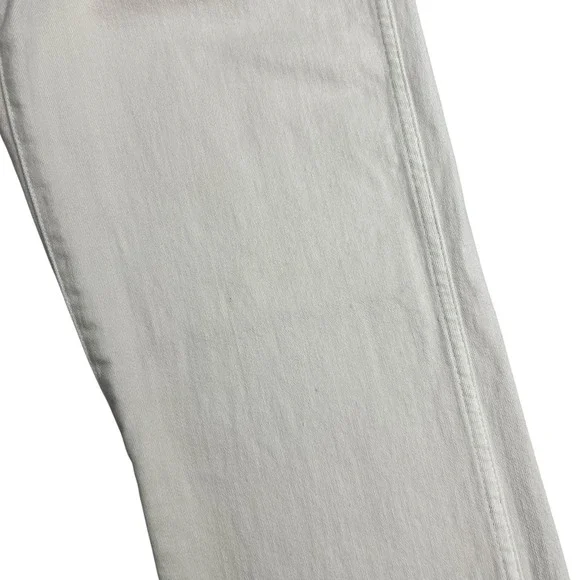 Khaite Jeans Womens Size 30x29 White Danielle High Rise Straight Denim - Picture 9 of 9